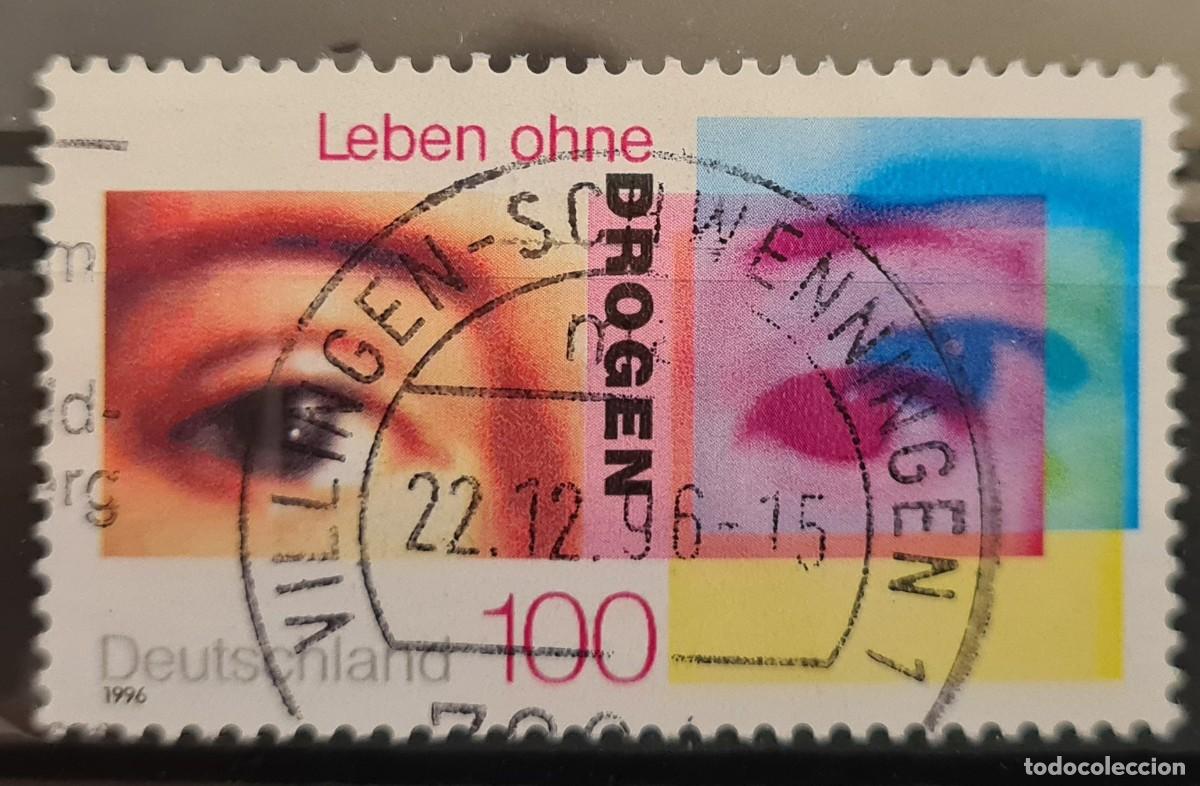 Sellos: Sello usado de Alemania 1996: Vivir sin drogas