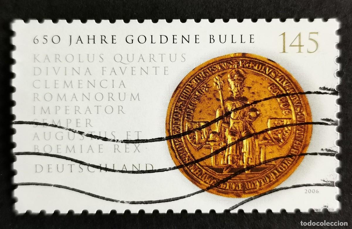 Sellos: Sello Alemania R.Federal 2006, Sello oro rey Carlos IV &rdquo;Toro de Oro&rdquo;, 145 ct Michel: DE 2511