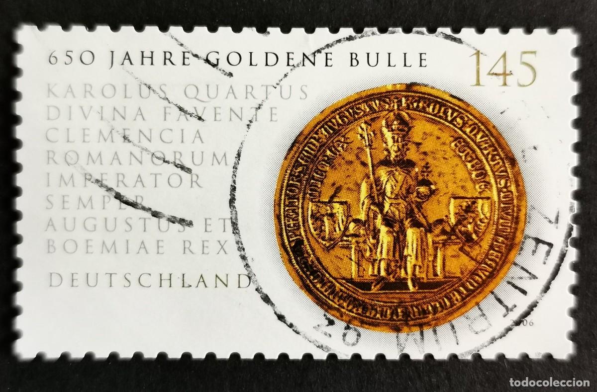 Sellos: Sello Alemania R.Federal 2006, Sello oro rey Carlos IV &rdquo;Toro de Oro&rdquo;, 145 ct Michel: DE 2511
