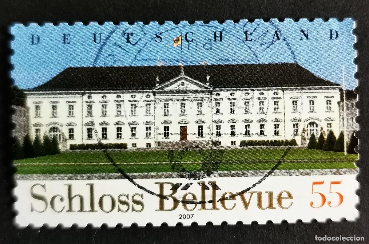 Sellos: Sello Alemania R.Federal 2007, Castillo de Bellevue, Berl&iacute;n, 55 ct Michel: DE 2601