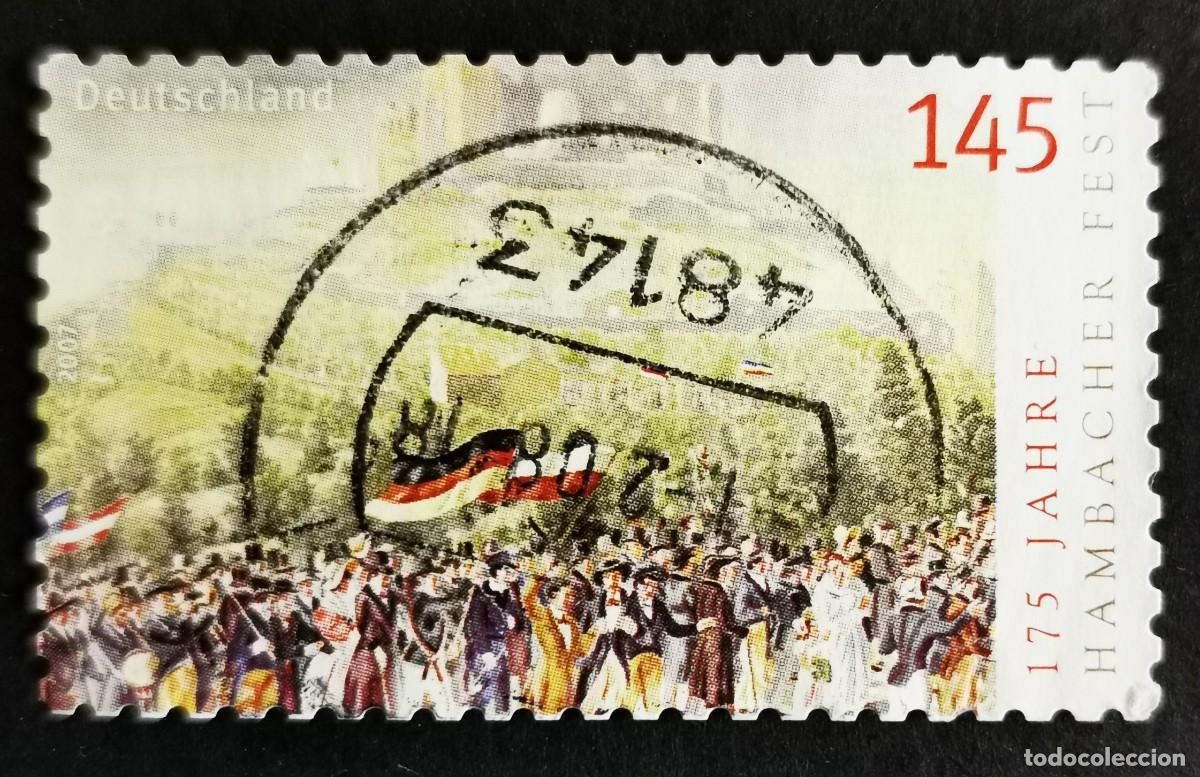 Sellos: Sello Alemania R.Federal 2007, Fiesta mayo castillo Hambach (1832), 145 ct Michel: DE 2603