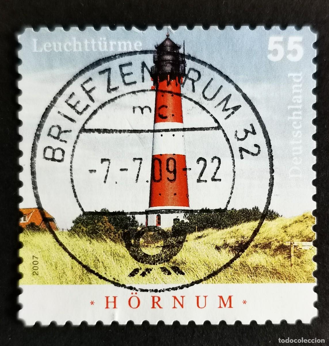 Sellos: Sello Alemania R.Federal 2007, Faros 2007: H&ouml;rnum, Sylt , 55 ct Michel: DE 2613