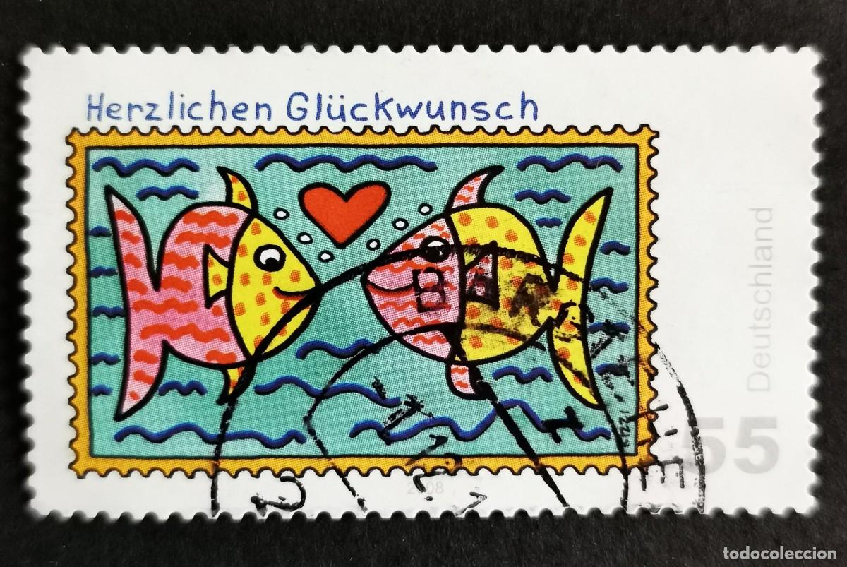 Sellos: Sello Alemania R.Federal 2008, Felicidades, 55 ct Michel: DE 2645