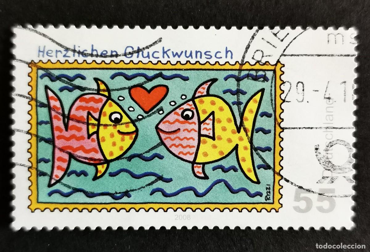 Sellos: Sello Alemania R.Federal 2008, Felicidades, 55 ct Michel: DE 2645