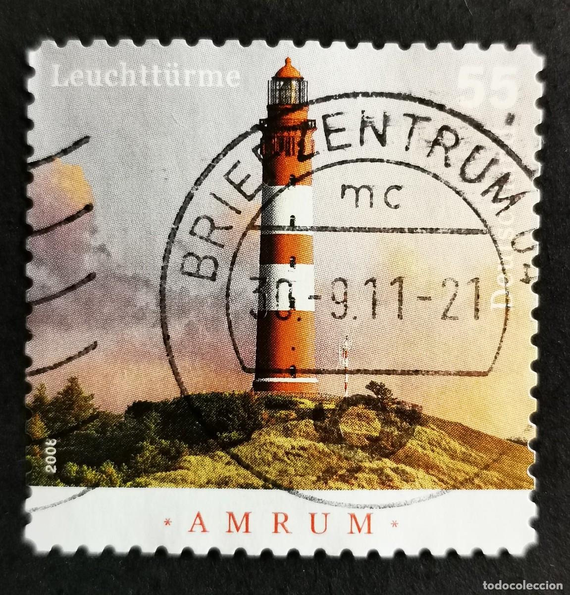 Sellos: Sello Alemania R.Federal 2008, Faros 2008: Amrum, 55 ct Michel: DE 2678