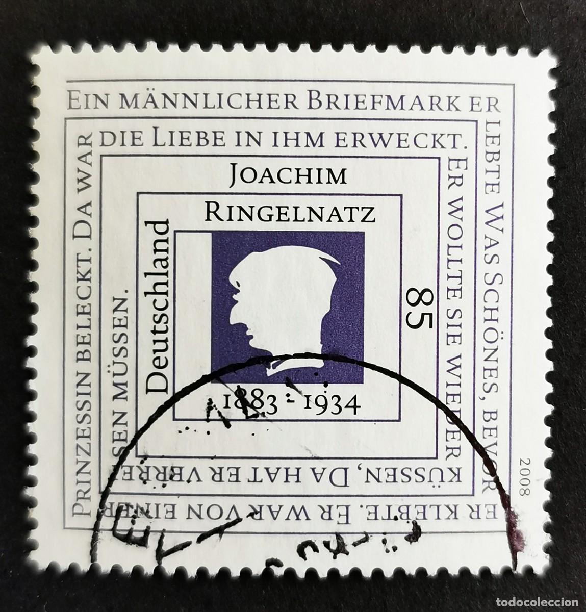 Sellos: Sello Alemania R.Federal 2008, 125&ordm; aniversario nacimiento Joachim Ringeln, 85 ct Michel: DE 2685