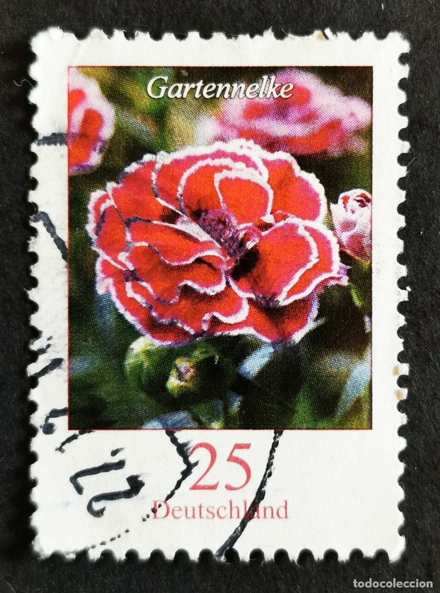 Sellos: Sello Alemania R.Federal 2008, Flores definitivas: Clavel de Gartennelke , 25 ct Michel: DE 2694