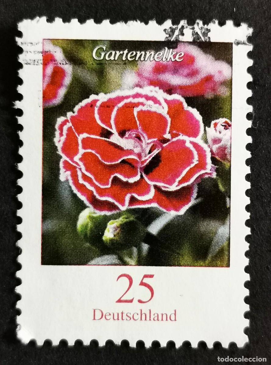 Sellos: Sello Alemania R.Federal 2008, Flores definitivas: Clavel de Gartennelke , 25 ct Michel: DE 2694