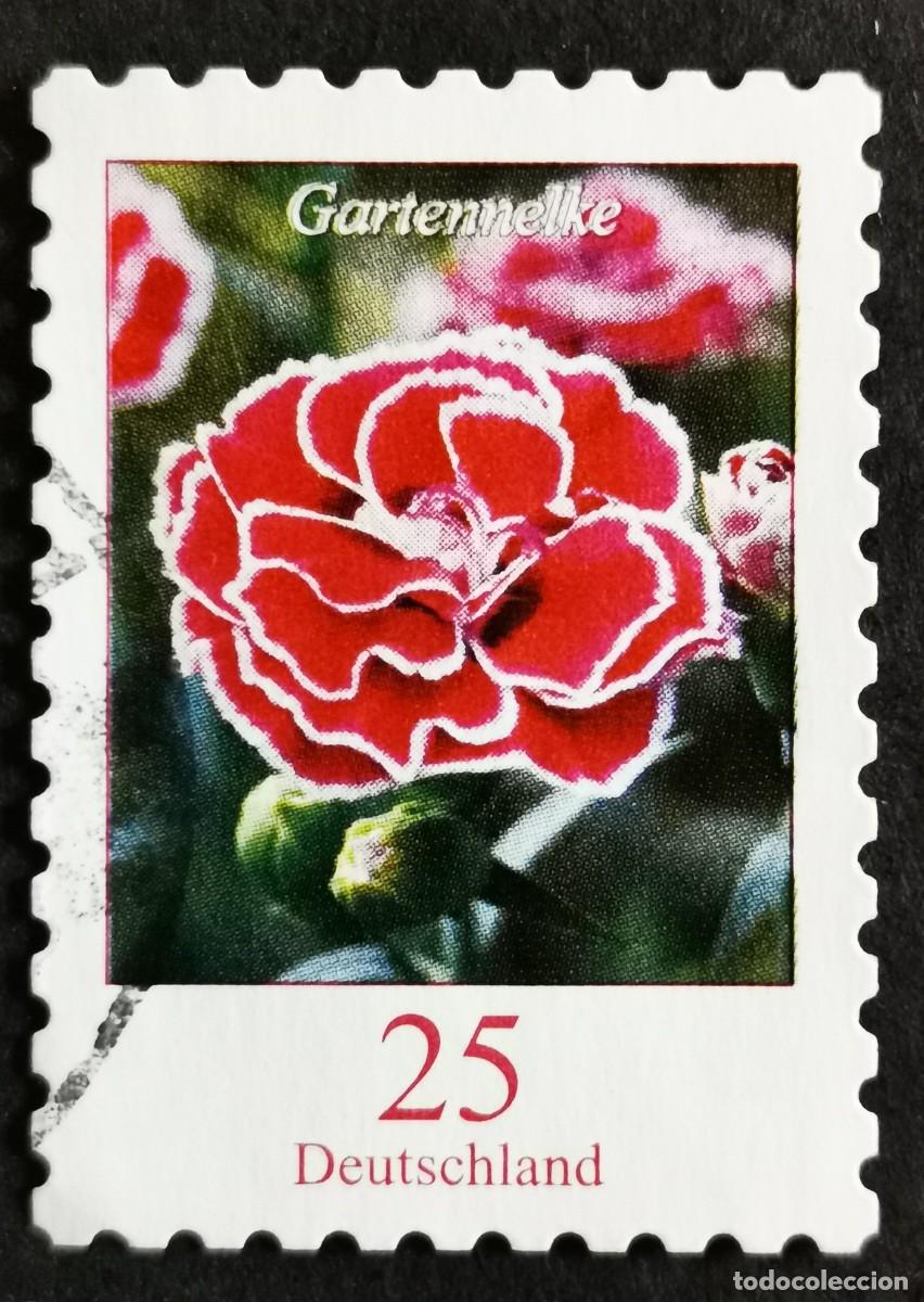 Sellos: Sello Alemania R.Federal 2008, Flores definitivas: Clavel de Gartennelke , 25 ct Michel: DE 2699