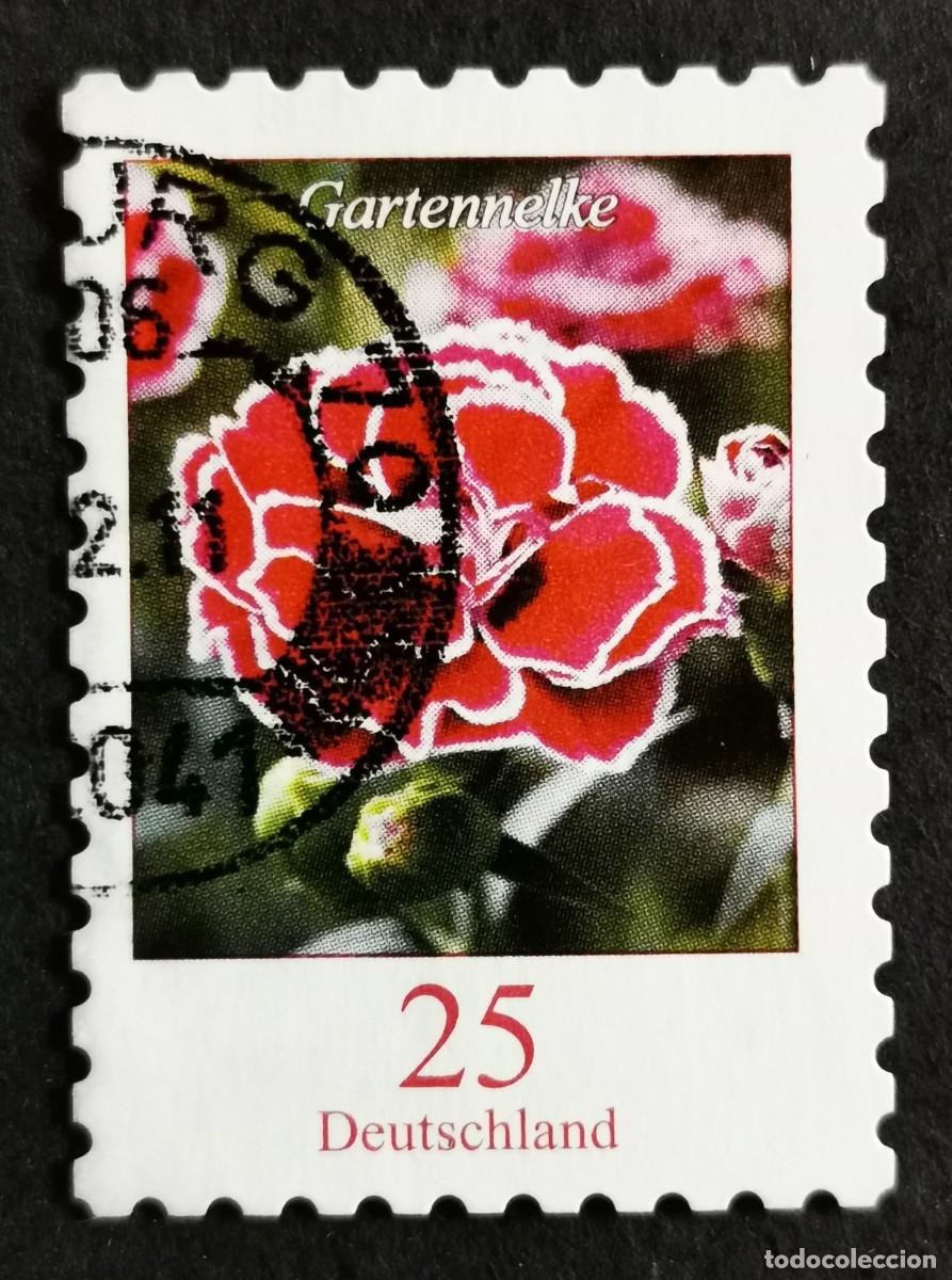 Sellos: Sello Alemania R.Federal 2008, Flores definitivas: Clavel de Gartennelke , 25 ct Michel: DE 2699