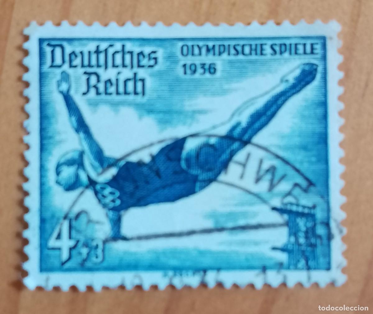 Sellos: V/F 4 + 3 - DEUTSCHES REICH - OLIMPIADA BERLIN 1936