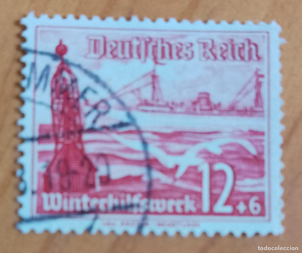 Sellos: V/F 12 + 6 - A&Ntilde;O 1939 - FONDO DE AYUDA DE INVIERNO, III REICH A&Ntilde;O 1939