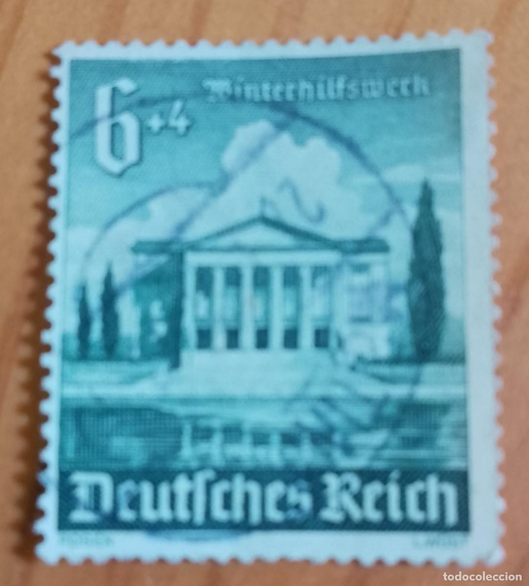 Sellos: V/F 6 + 4 - DEUTFCHES REICH - SEMANA DE AYUDA DE WINTER, EDIFICIO.