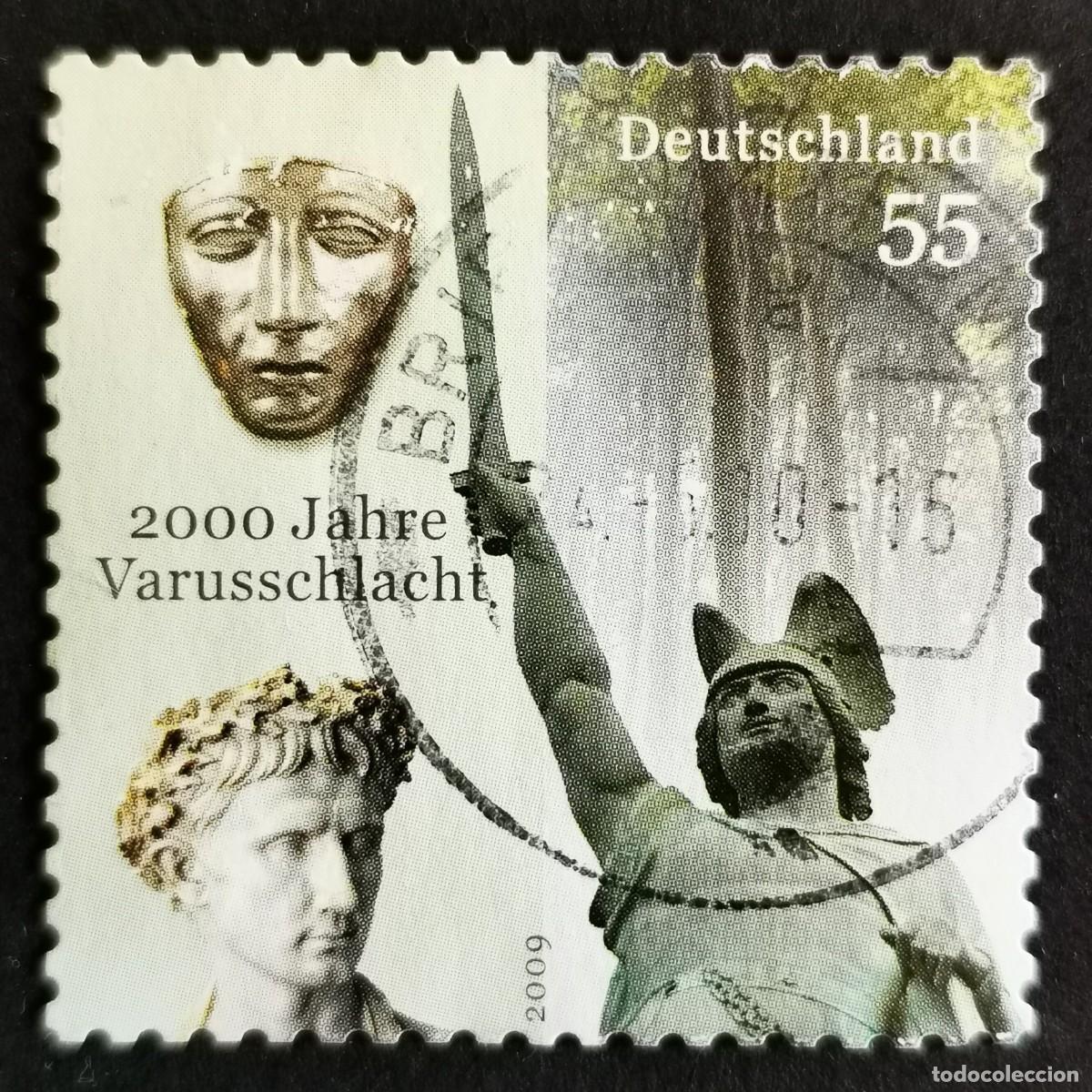 Sellos: Sello Alemania R.Federal 2009, Batalla del Bimilenario de Varo , 55ct Michel: DE 2738