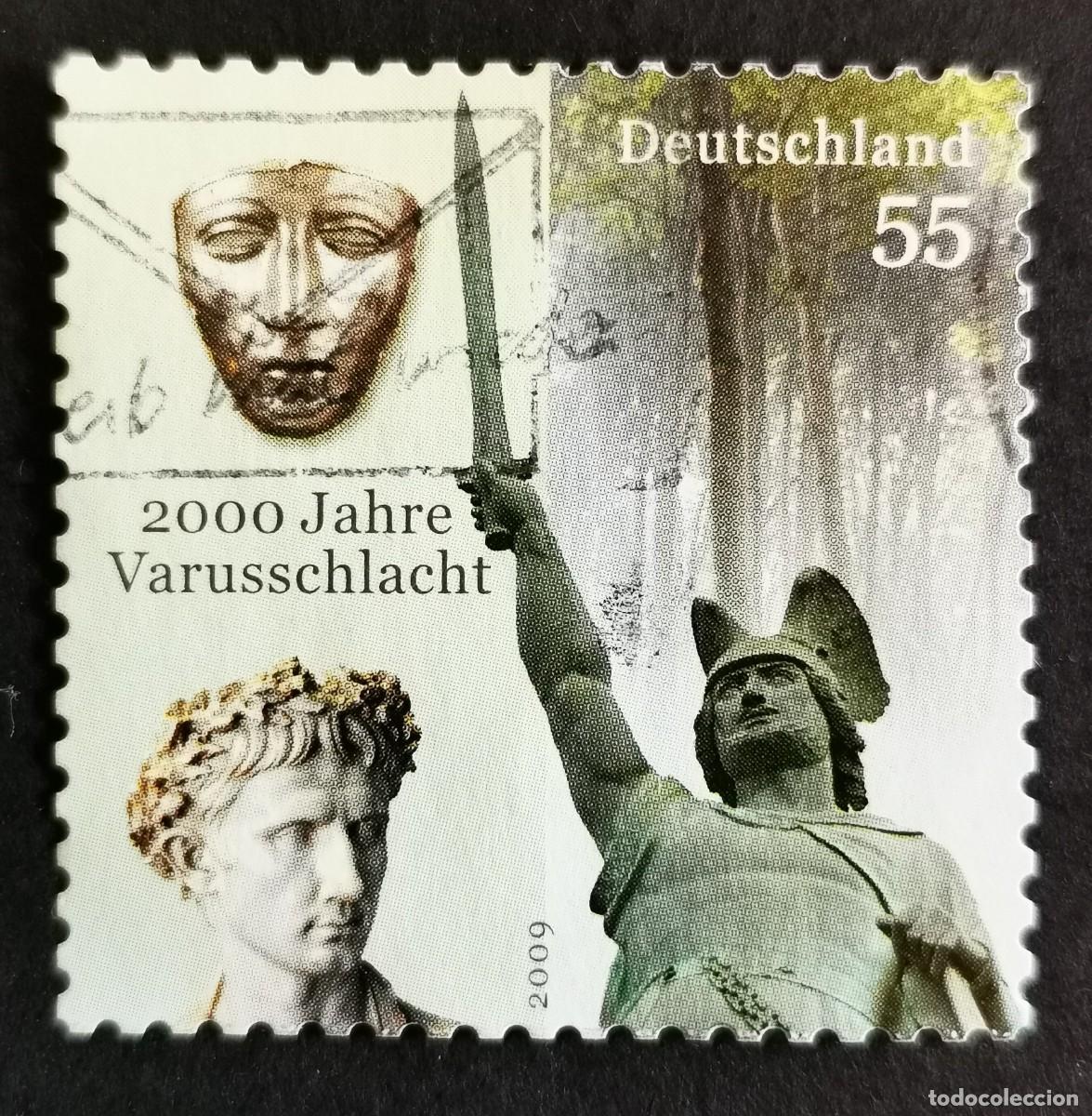 Sellos: Sello Alemania R.Federal 2009, Batalla del Bimilenario de Varo , 55ct Michel: DE 2738