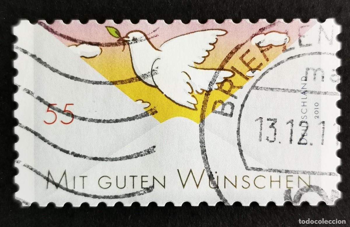 Sellos: Sello Alemania R.Federal 2010, Saludos: Paloma de la Paz, 55 ct Michel: DE 2790