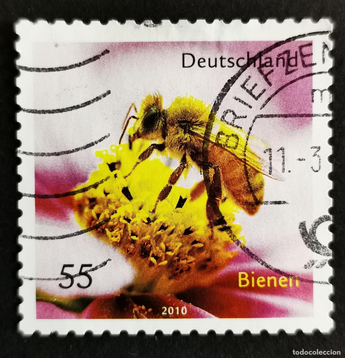 Sellos: Sello Alemania R.Federal 2010, Abeja mel&iacute;fera (Apis mellifica), 55 ct Michel: DE 2798