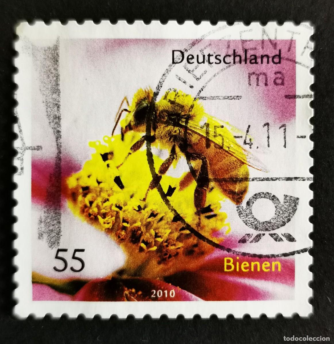 Sellos: Sello Alemania R.Federal 2010, Abeja mel&iacute;fera (Apis mellifica), 55 ct Michel: DE 2798