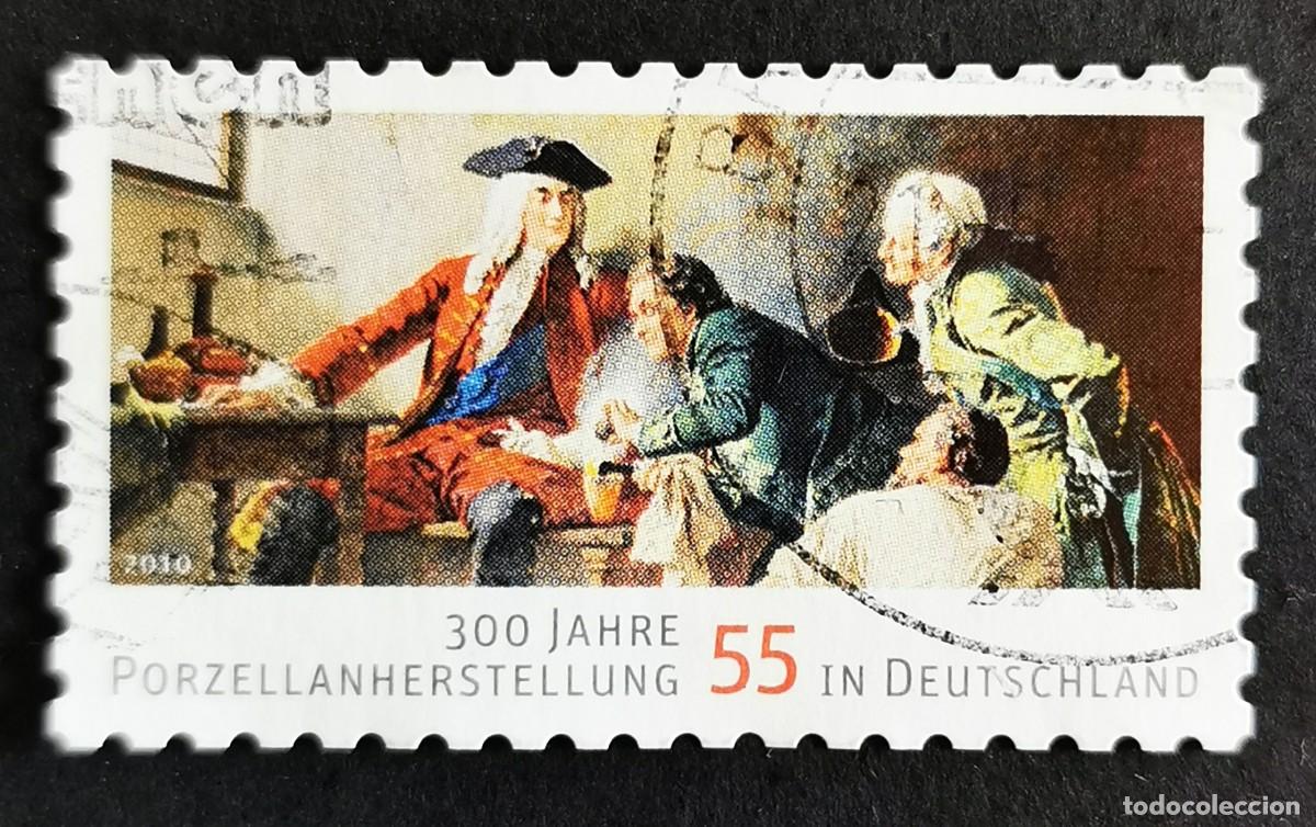 Sellos: Sello Alemania R.Federal 2010, 300 a&ntilde;os de producci&oacute;n de porcelana en Europa, 55 ct Michel: DE 2805