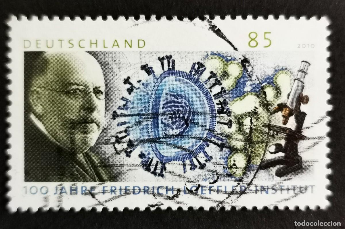 Sellos: Sello Alemania R.Federal 2010, Centenario del Instituto Friedrich Loeffler, 85 ct Michel: DE 2825