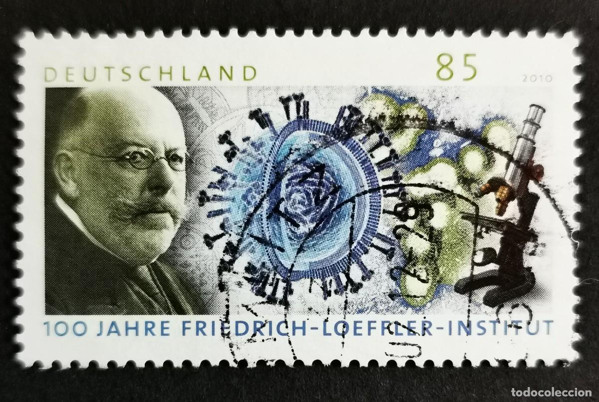 Sellos: Sello Alemania R.Federal 2010, Centenario del Instituto Friedrich Loeffler, 85 ct Michel: DE 2825