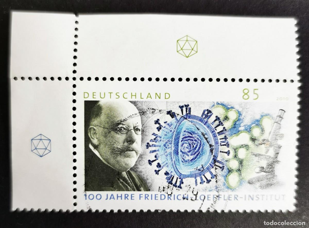 Sellos: Sello Alemania R.Federal 2010, Centenario del Instituto Friedrich Loeffler, 85 ct Michel: DE 2825