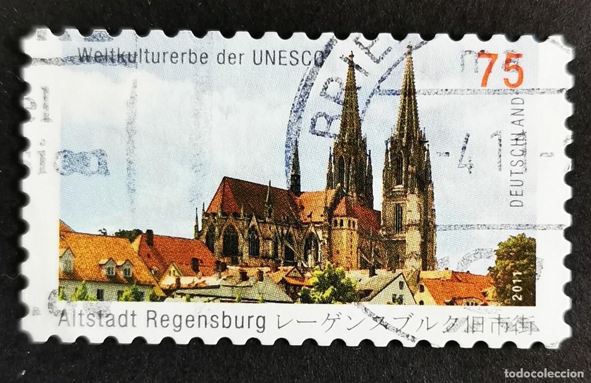 Sellos: Sello Alemania R.Federal 2011, Catedral de San Pedro, Ratisbona , 75 ct Michel: DE 2845