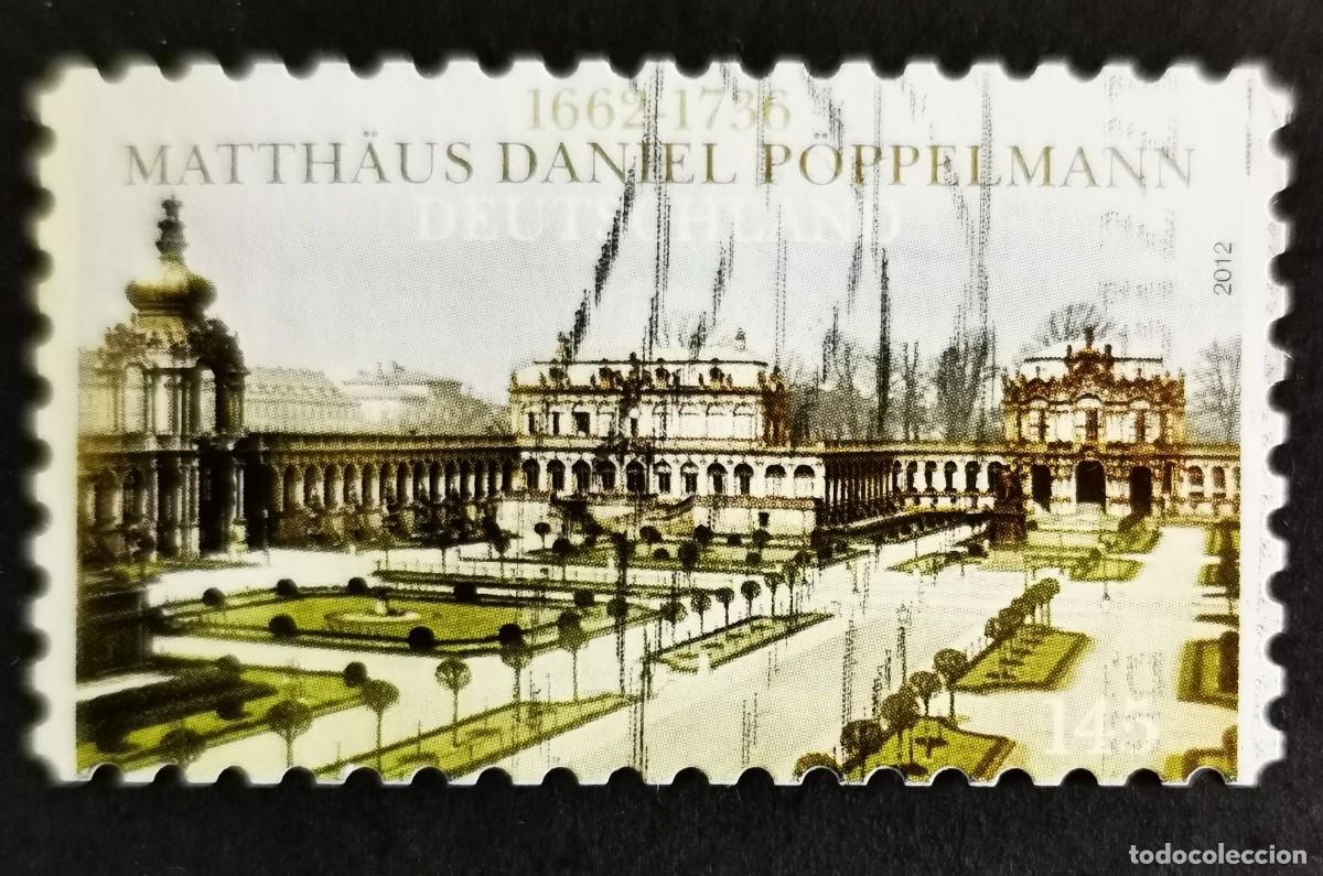 Sellos: Sello Alemania R.Federal 2012, 350 aniversario del nacimiento de Matth&auml;us , 45 ct Michel: DE 2905