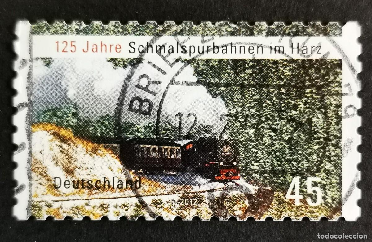 Sellos: Sello Alemania R.Federal 2012, 125 a&ntilde;os ferrocarriles v&iacute;a estrecha del Harz, 45 ct Michel: DE 2910