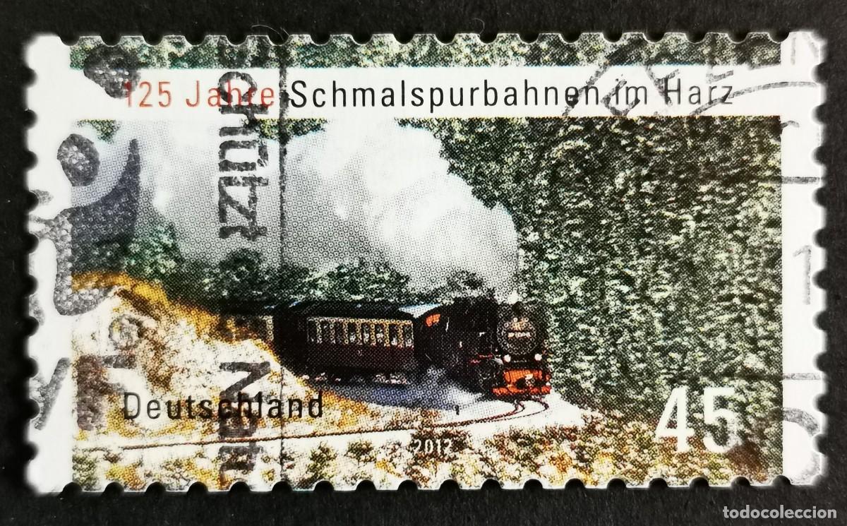Sellos: Sello Alemania R.Federal 2012, 125 a&ntilde;os ferrocarriles v&iacute;a estrecha del Harz, 45 ct Michel: DE 2910