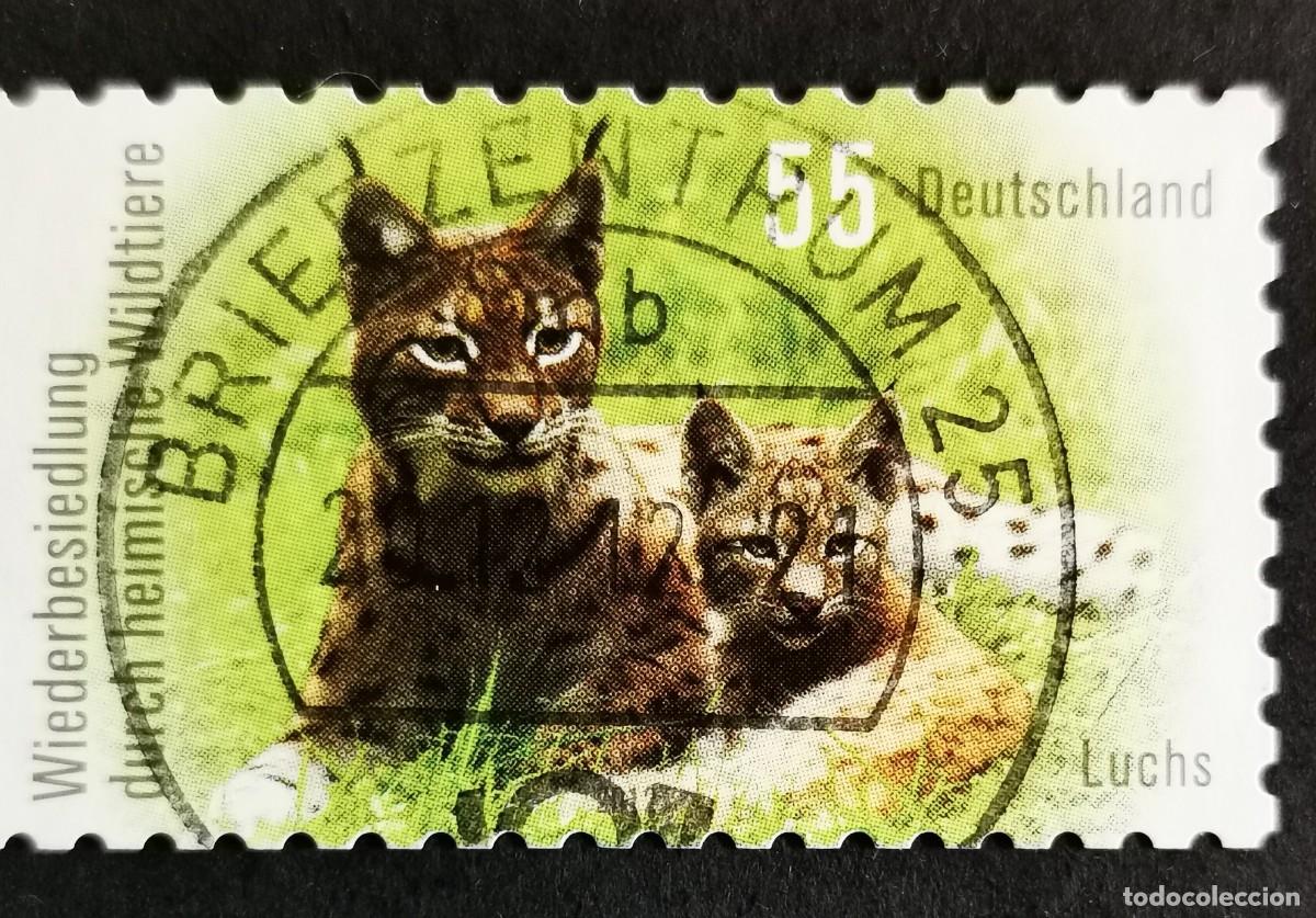 Sellos: Sello Alemania R.Federal 2012, Lince euroasi&aacute;tico (Lynx lynx), 55 ct Michel: DE 2913