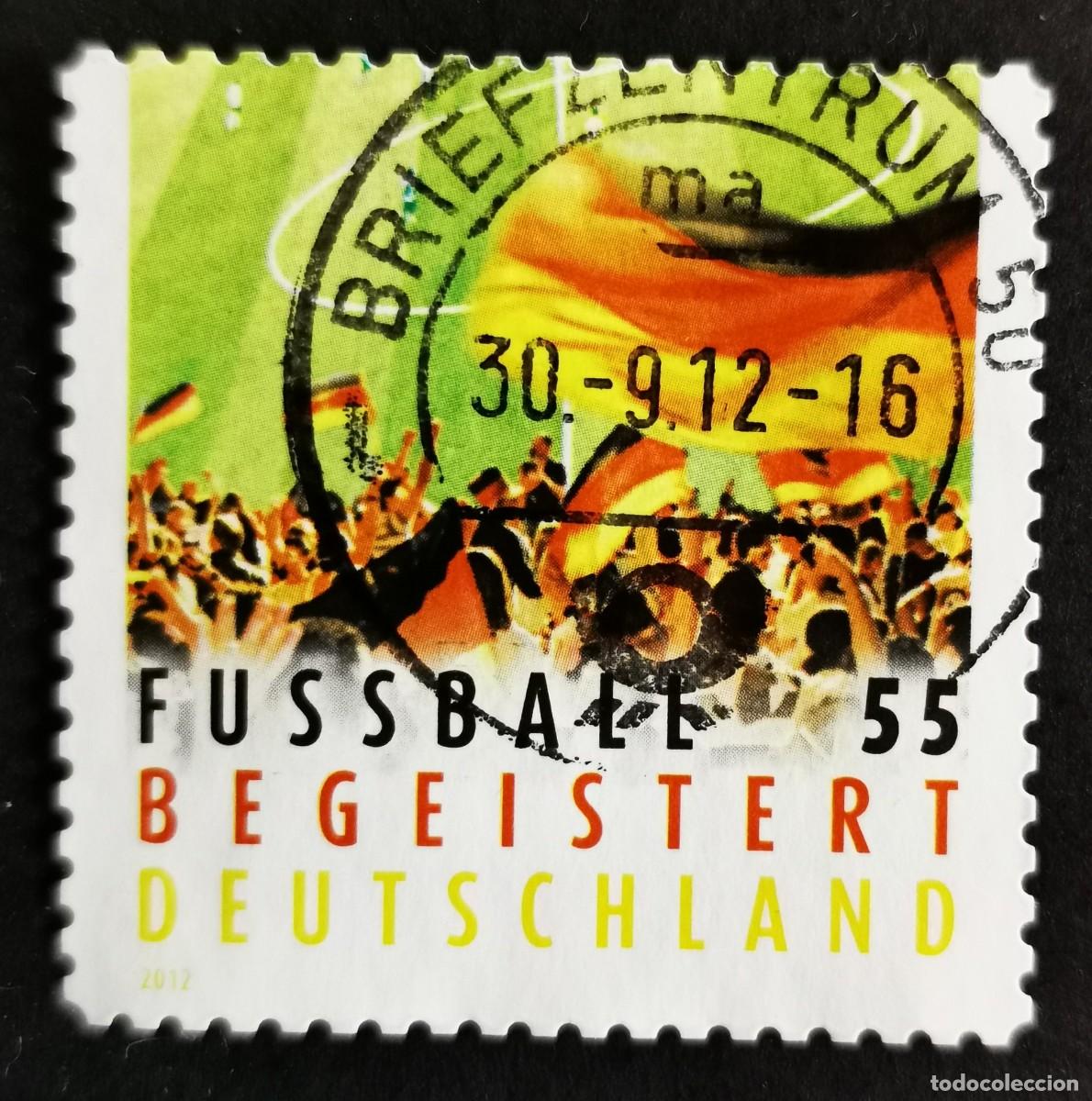 Sellos: Sello Alemania R.Federal 2012, Multitud ondeando la bandera, 55 ct Michel: DE 2930