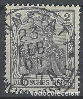 Sellos: ALEMANIA 1902 - GERMAN&Iacute;A, &rdquo;DEUTSCHES REICH&rdquo;, 2 GRIS - USADO