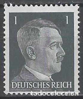 Stamps: ALEMANIA 1941-45 - S.B&Aacute;SICA, A. HITLER, NEGRO GRIS&Aacute;CEO - MNH**