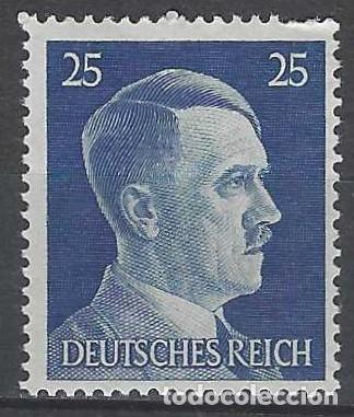Sellos: ALEMANIA 1941-45 - S.B&Aacute;SICA, A. HITLER, AZUL VIOLETA - MNH**