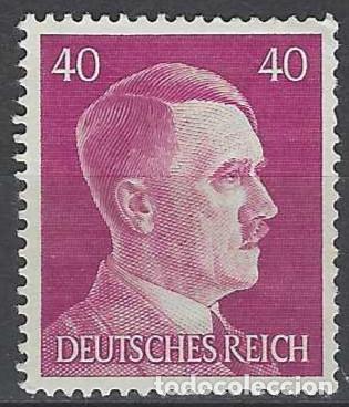 Sellos: ALEMANIA 1941-45 - S.B&Aacute;SICA, A. HITLER, ROSADO P&Uacute;RPURA - MSG