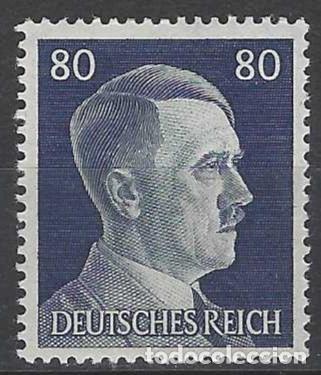 Sellos: ALEMANIA 1941-45 - S.B&Aacute;SICA, A. HITLER, AZUL OSCURO - MNH**