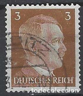 Sellos: ALEMANIA 1941-45 - S.B&Aacute;SICA, A. HITLER, MARR&Oacute;N ROJIZO - USADO