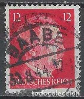 Sellos: ALEMANIA 1941-45 - S.B&Aacute;SICA, A. HITLER, ROJO CARM&Iacute;N - USADO