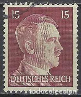 Sellos: ALEMANIA 1941-45 - S.B&Aacute;SICA, A. HITLER, P&Uacute;RPURA PARDDUZCO - USADO