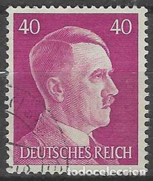 Sellos: ALEMANIA 1941-45 - S.B&Aacute;SICA, A. HITLER, ROSADO P&Uacute;RPURA - USADO