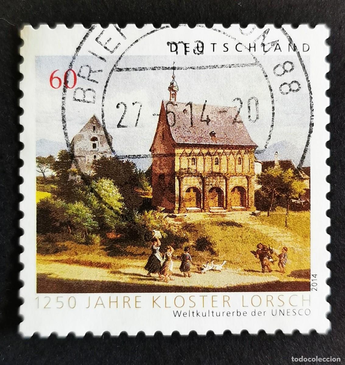 Sellos: Sello Alemania R.Federal 2014, Monasterio de Lorsch, 1250 a&ntilde;os de antig&uuml;edad, 60 ct Michel: DE 3050
