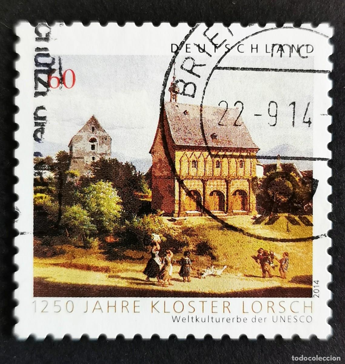Sellos: Sello Alemania R.Federal 2014, Monasterio de Lorsch, 1250 a&ntilde;os de antig&uuml;edad, 60 ct Michel: DE 3050