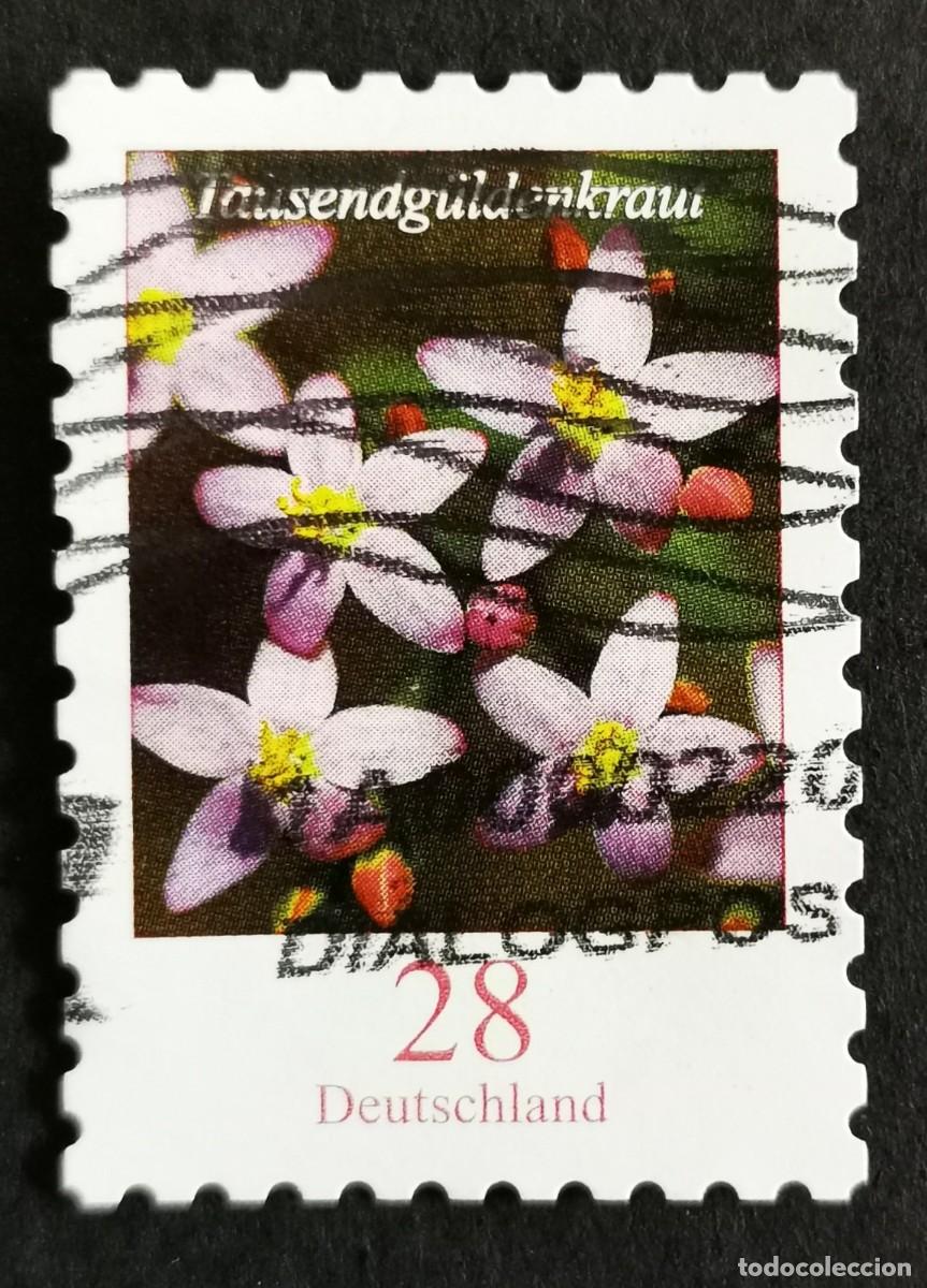 Sellos: Sello Alemania R.Federal 2014, Flores definitivas: Genciana 28 ct Michel: DE 3088