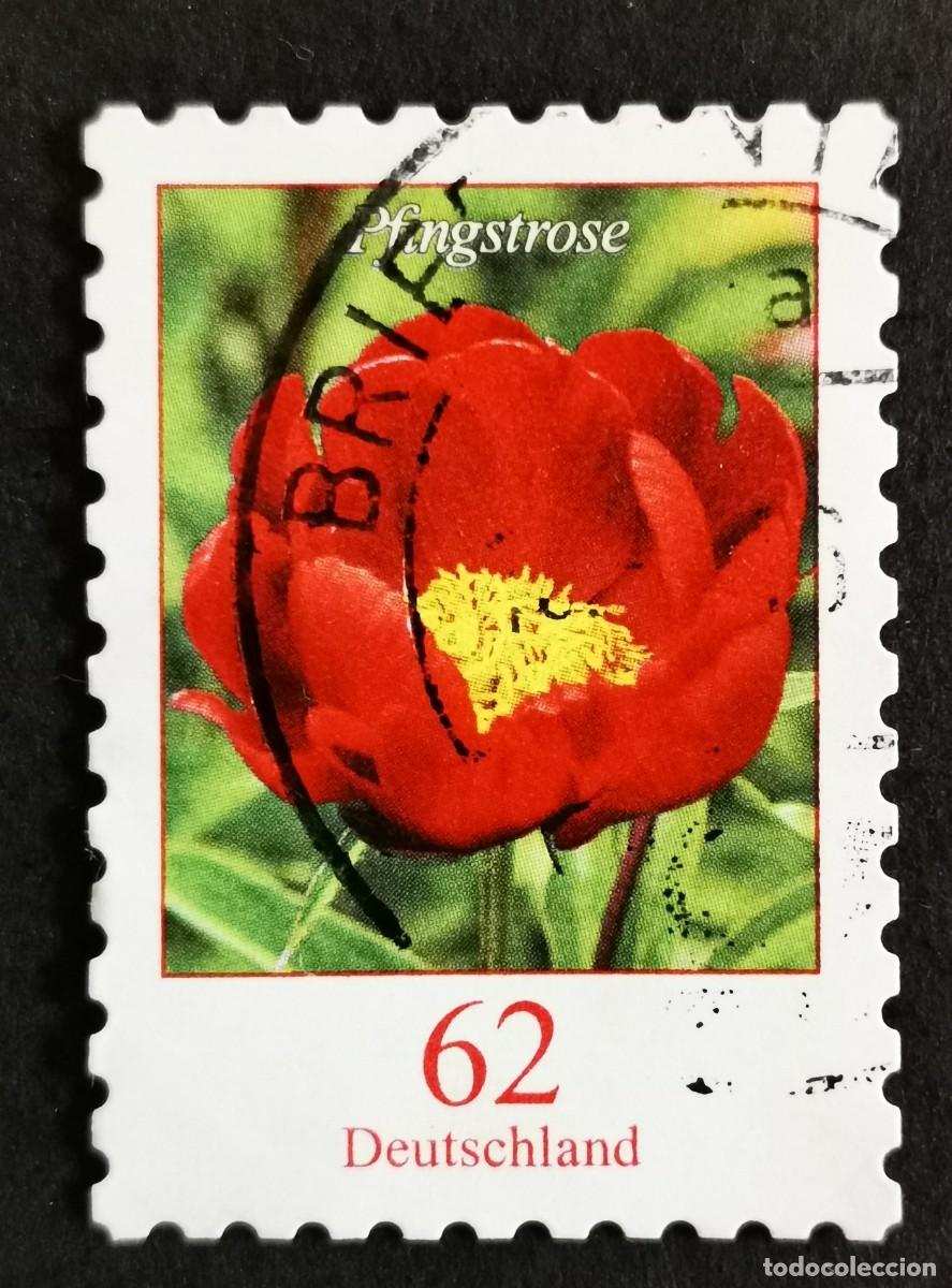 Sellos: Sello Alemania R.Federal 2014, Flores definitivas: Peon&iacute;a, 62 ct Michel: DE 3114