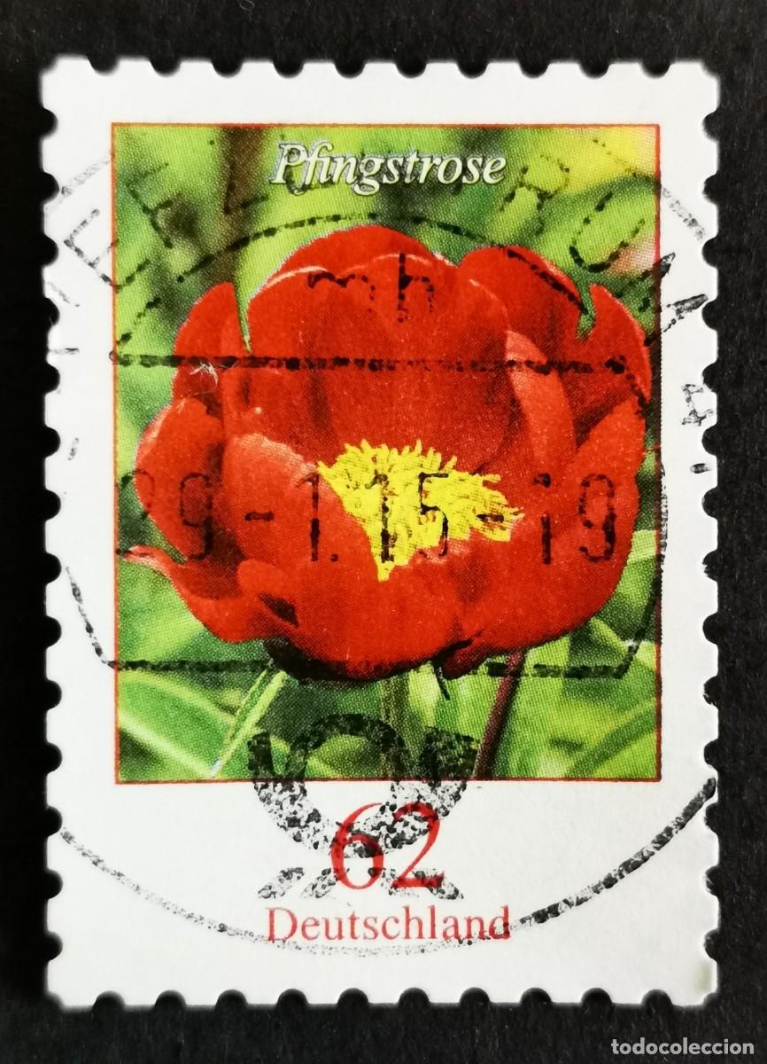 Sellos: Sello Alemania R.Federal 2014, Flores definitivas: Peon&iacute;a, 62 ct Michel: DE 3114