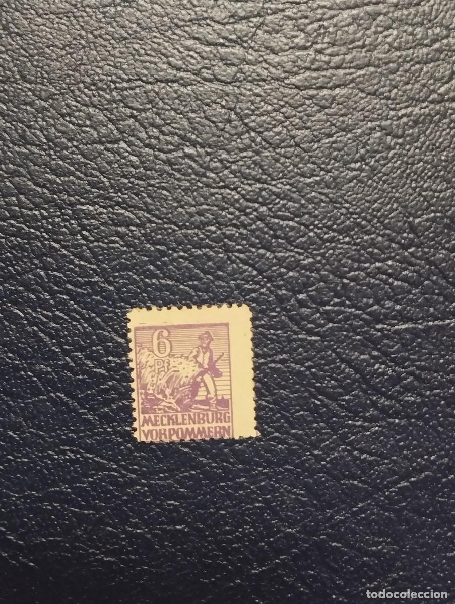 Sellos: 03.08/ Мacklembourg- Pomeranie. 1945-6. 8 pf. Y&T 9 en nuevo