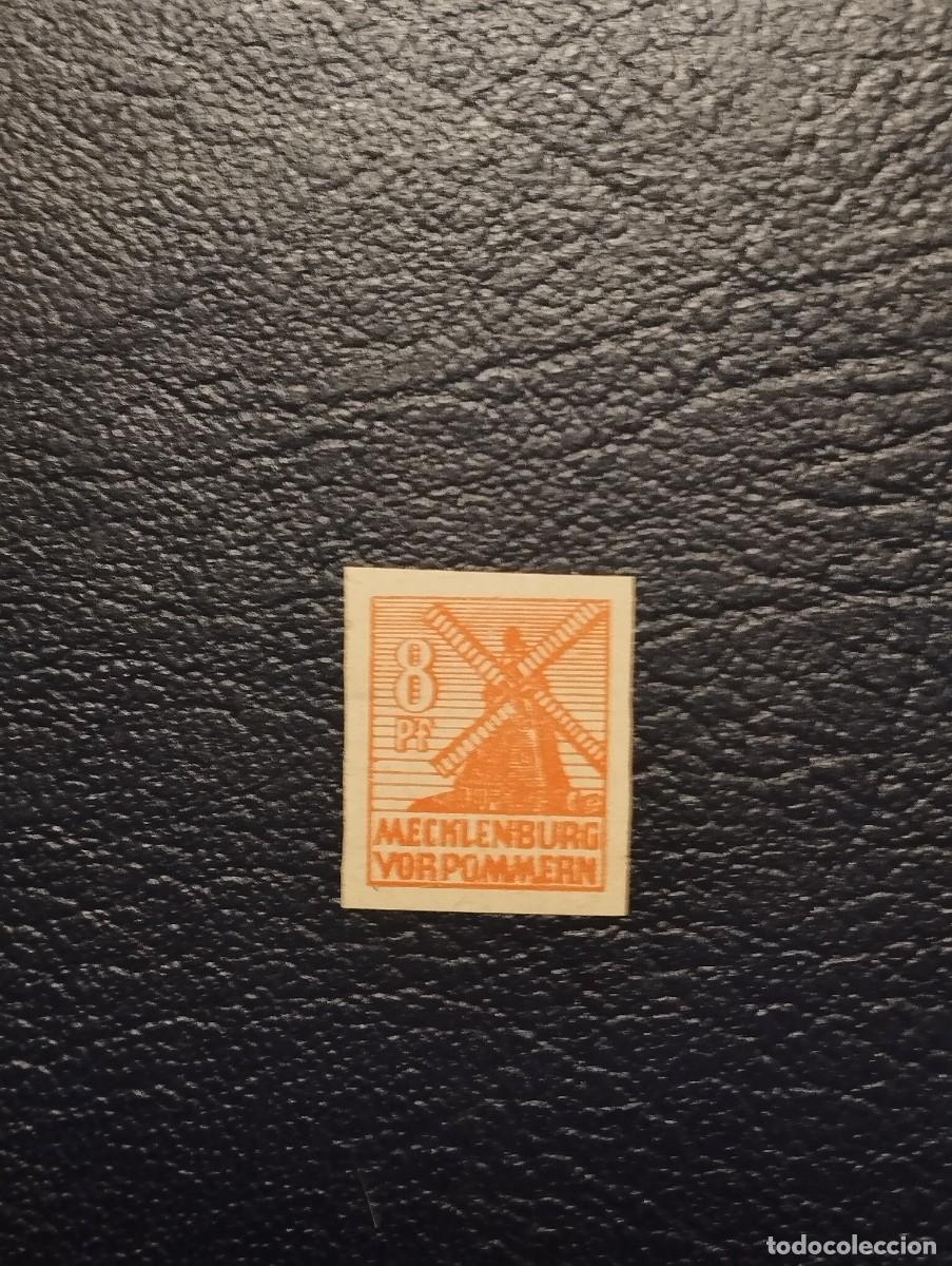 Sellos: 03.08/ Maklembourg- Pomeranie. 1946. 6 pf. Y&T 28 en nuevo