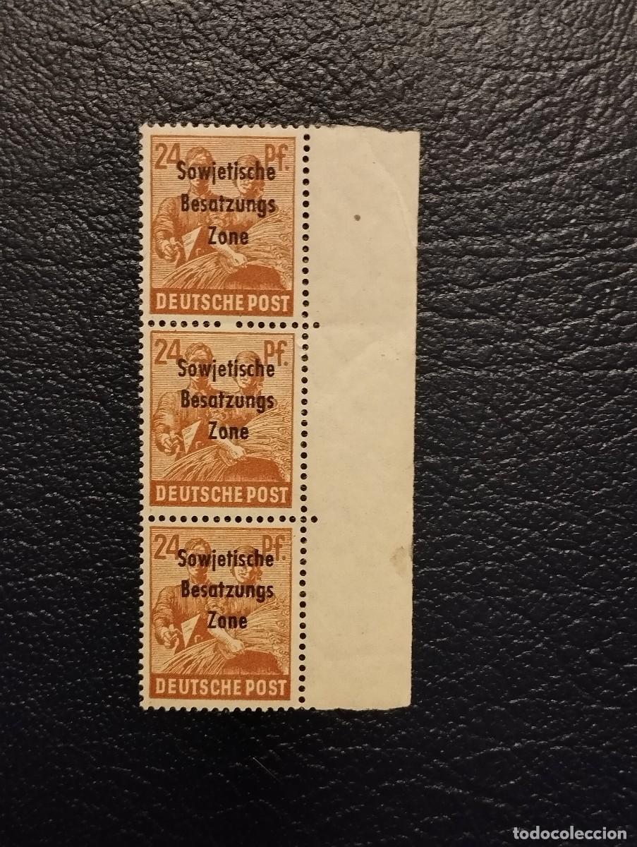Sellos: 03.08/ Zona sovi&eacute;tica. 1948. 24 pf. Y&T 16 en nuevo