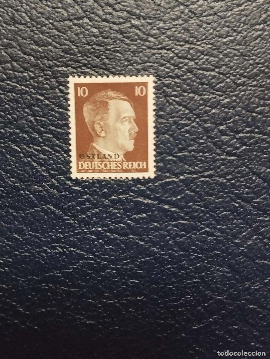 Sellos: 03.08/ Ostland/ Ocupaci&oacute;n.1941-43. 10 pf. en nuevo